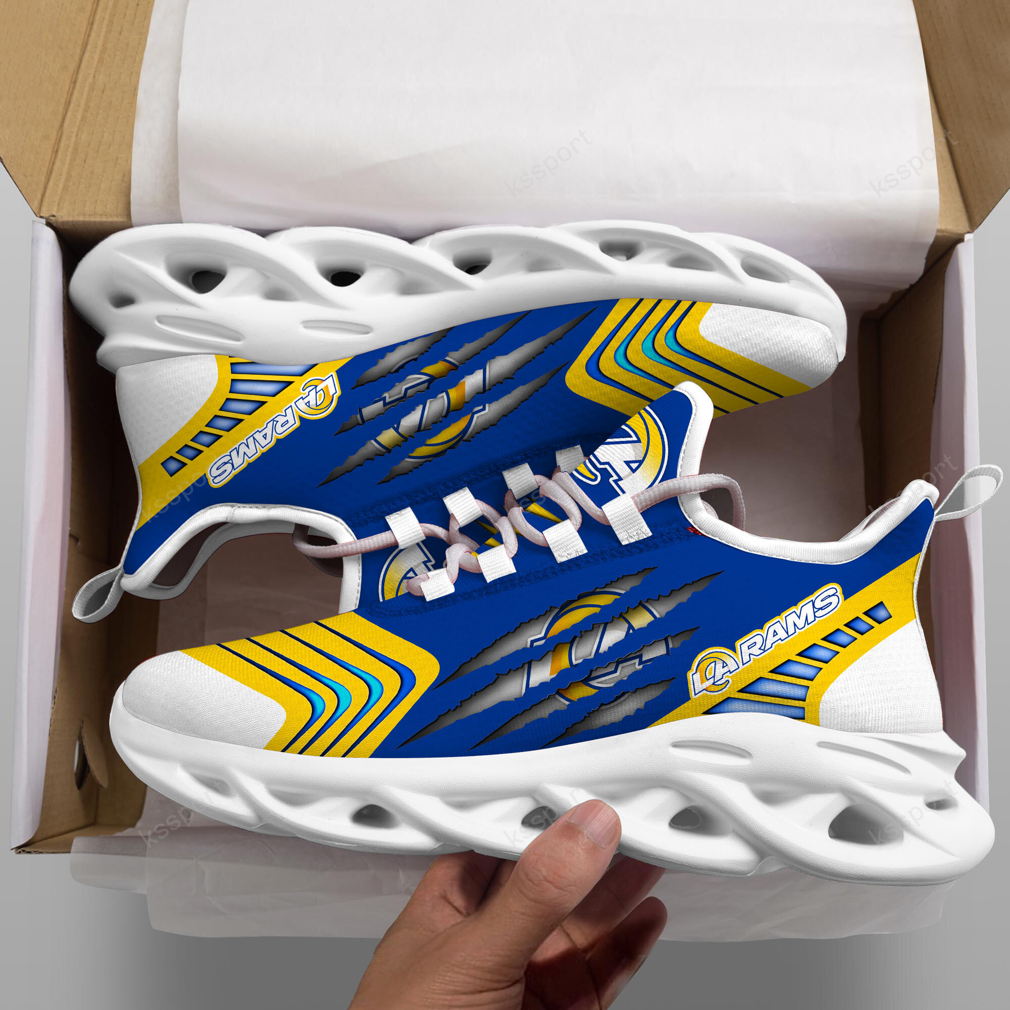 Los Angeles Rams NFL Max Soul Shoes Sneakers For Men And Women