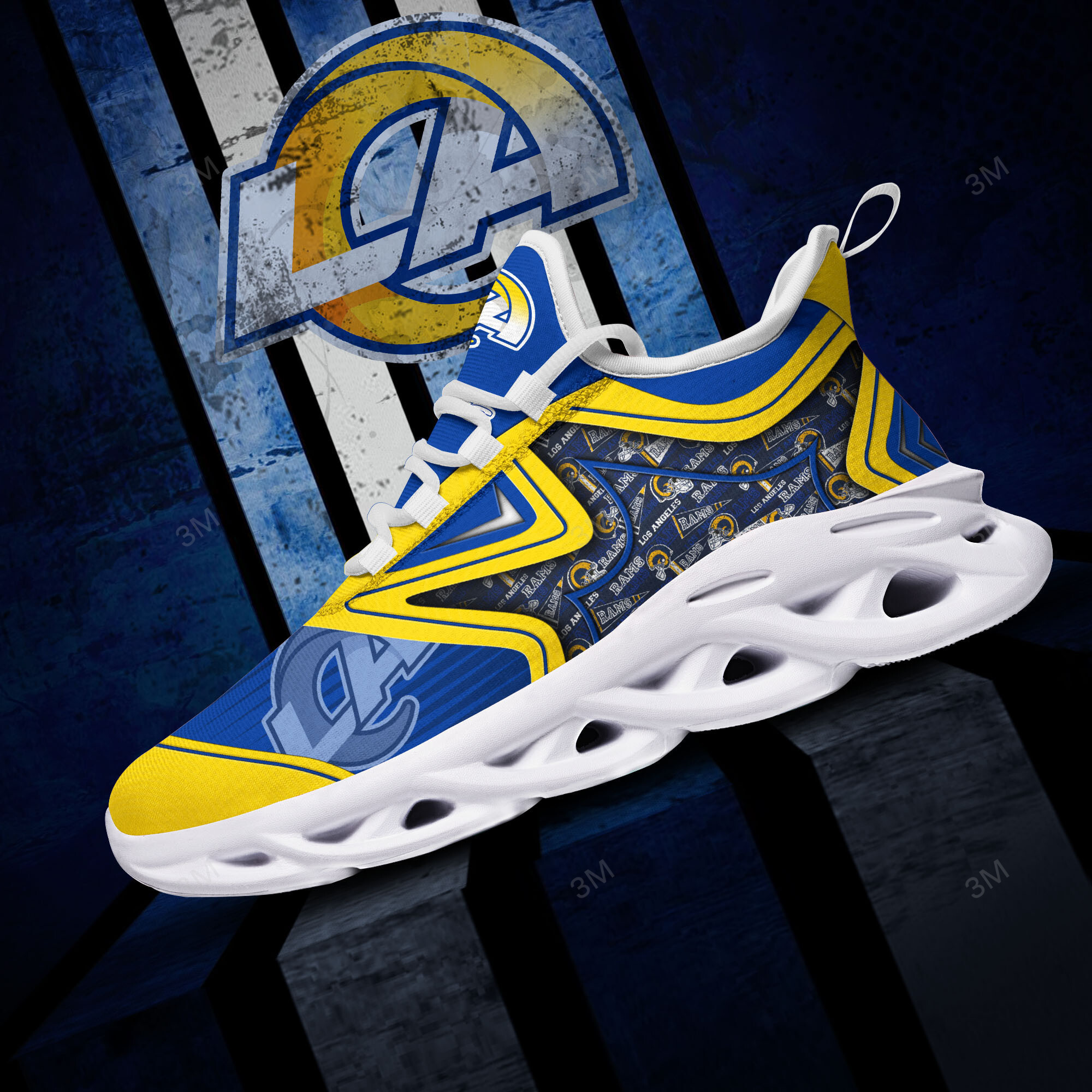Los Angeles Rams NFL Max Soul Shoes Sneakers For Men And Women