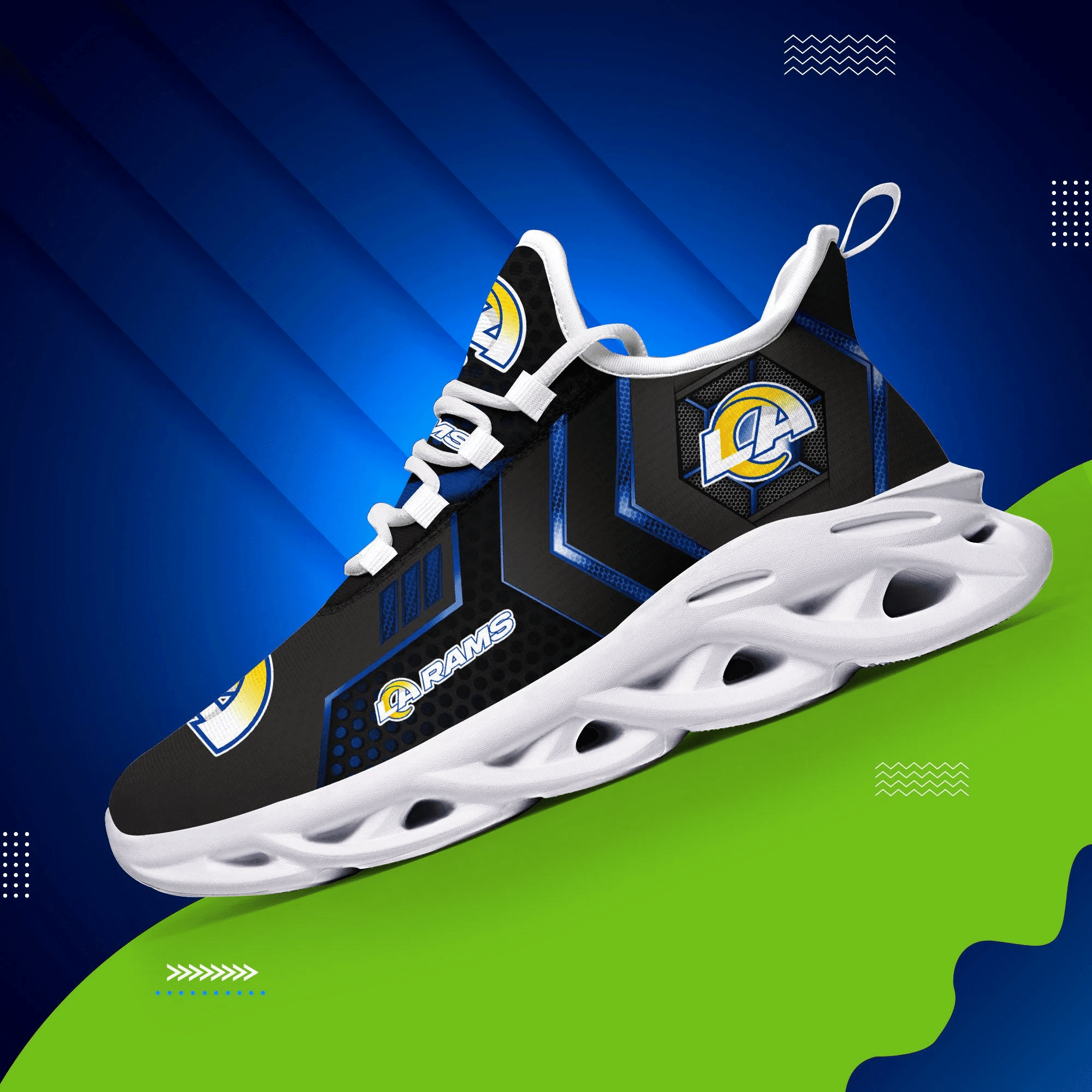 Los Angeles Rams NFL Max Soul Shoes Sneakers For Men And Women