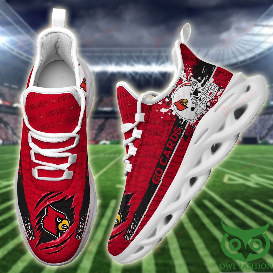 Louisville Cardinals Max Soul Shoes Sneakers For Men And Women