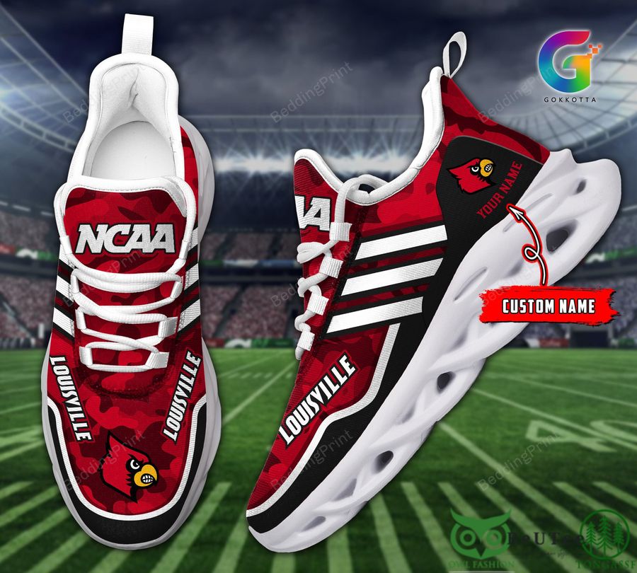 Louisville Cardinals Max Soul Shoes Sneakers For Men And Women