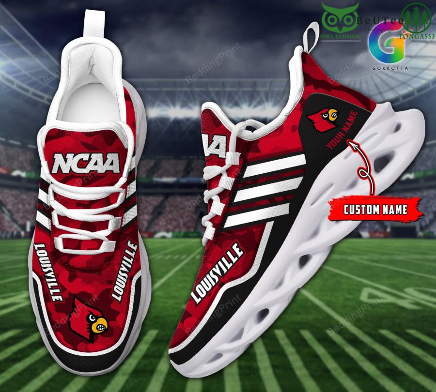 Louisville Cardinals Max Soul Shoes Sneakers For Men And Women