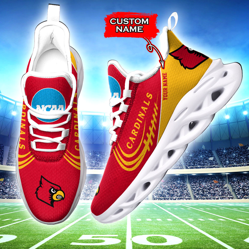 Louisville Cardinals NCAA Max Soul Shoes Sneakers For Men And Women