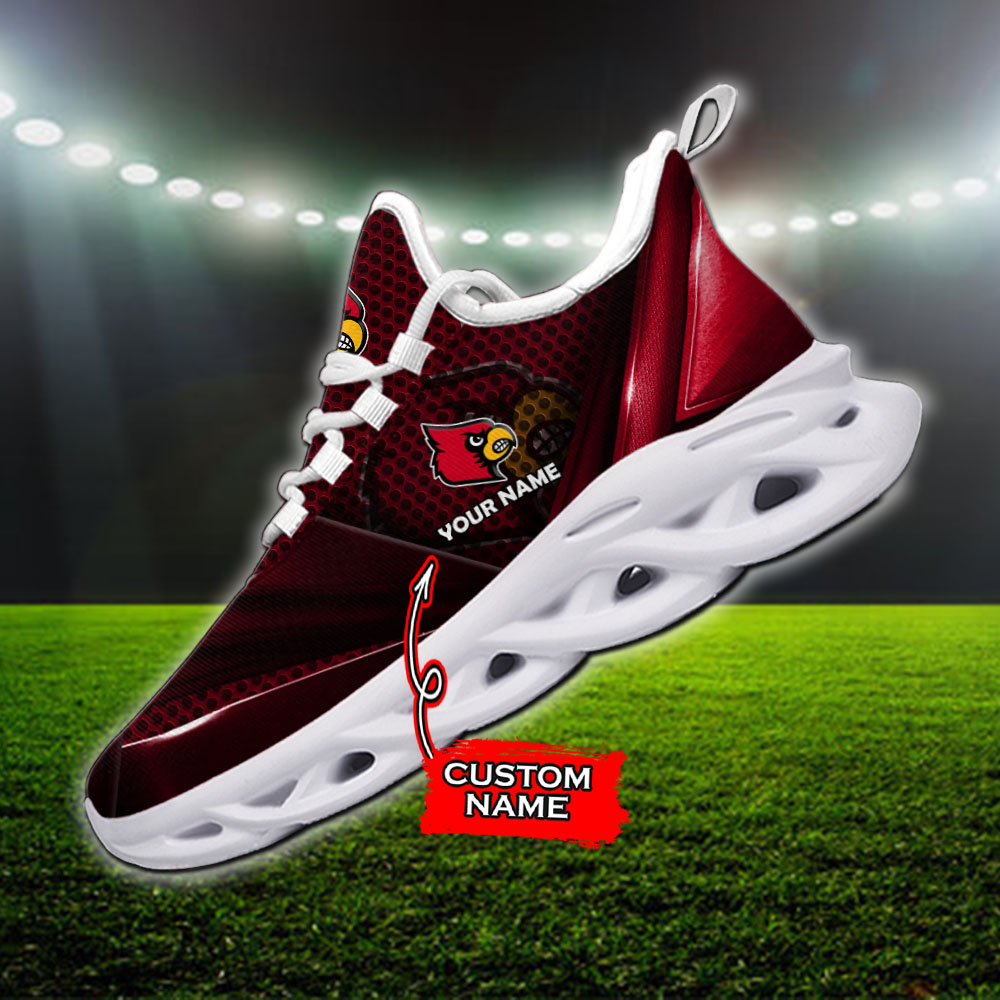 Louisville Cardinals NCAA Max Soul Shoes Sneakers For Men And Women