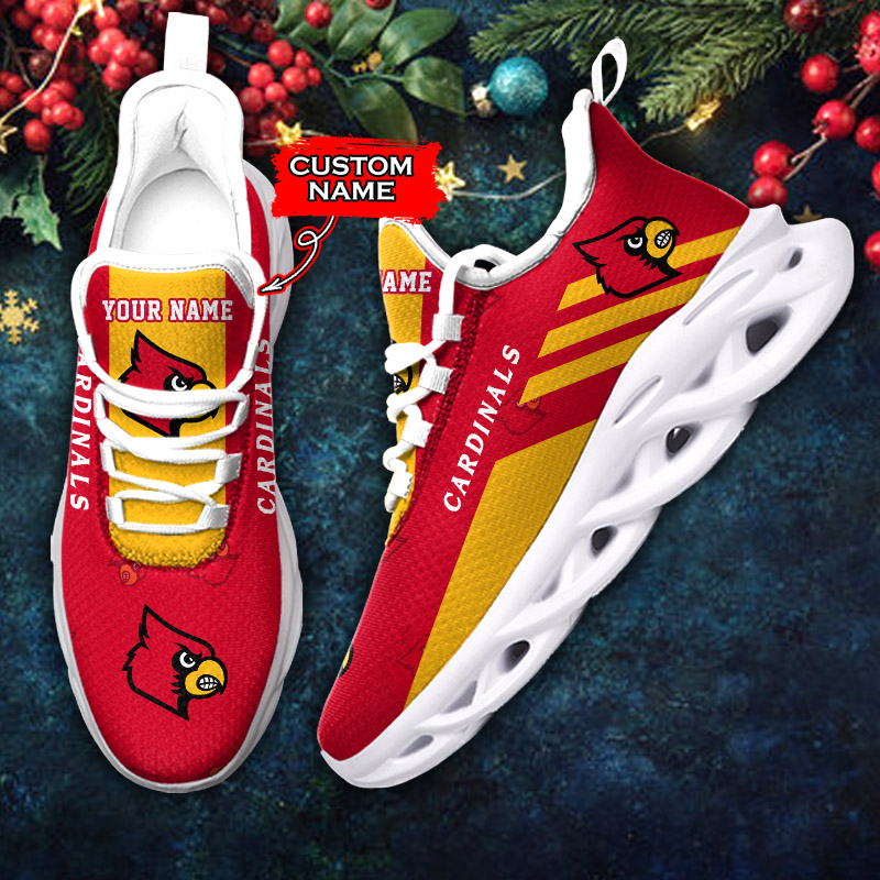 Louisville Cardinals NCAA Max Soul Shoes Sneakers For Men And Women