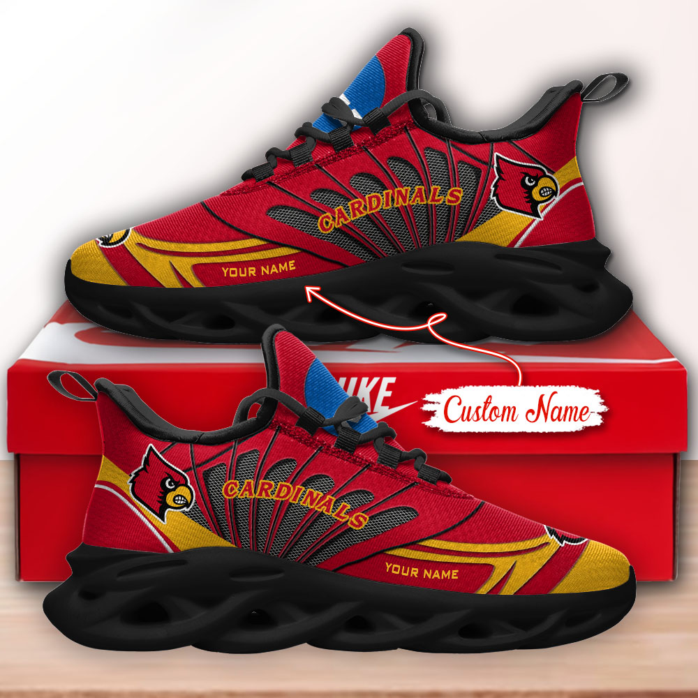 Louisville Cardinals NCAA Max Soul Shoes Sneakers For Men And Women