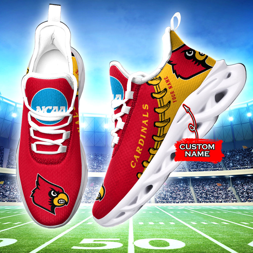 Louisville Cardinals NCAA Max Soul Shoes Sneakers For Men And Women