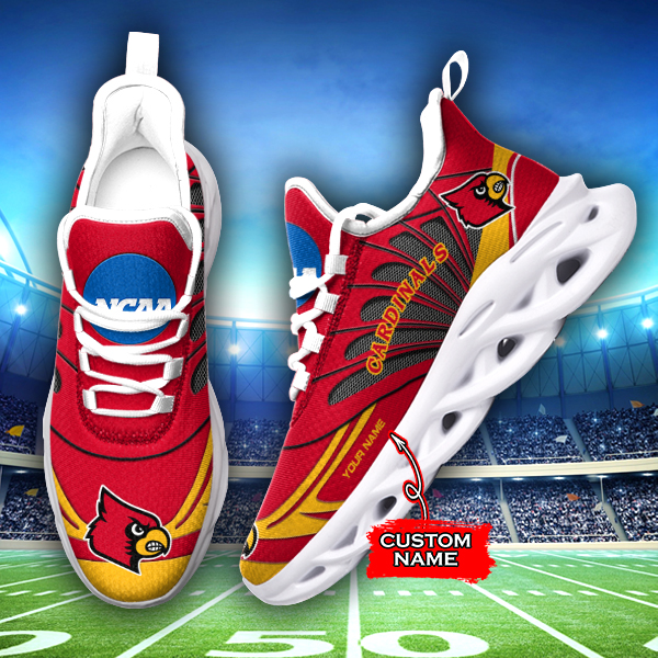 Louisville Cardinals NCAA Max Soul Shoes Sneakers For Men And Women