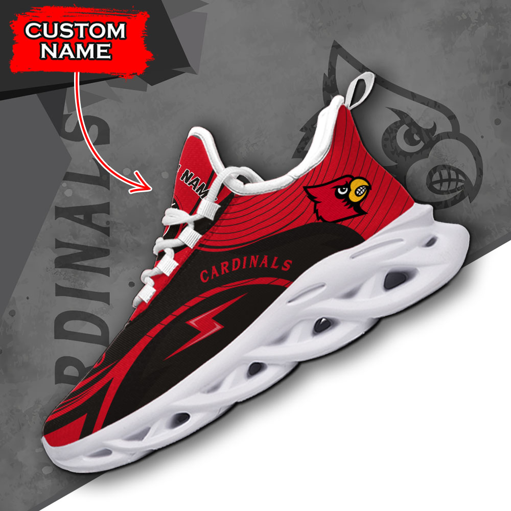 Louisville Cardinals NCAA Max Soul Shoes Sneakers For Men And Women