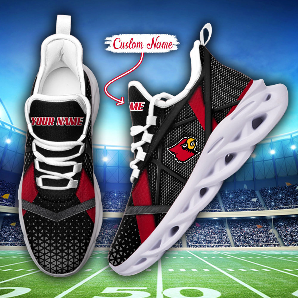 Louisville Cardinals NCAA Max Soul Shoes Sneakers For Men And Women