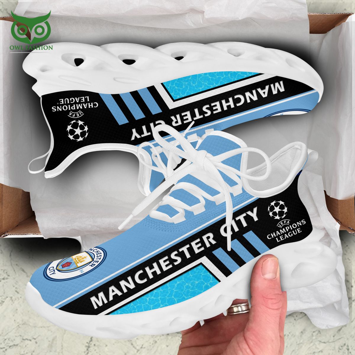 Manchester City FC Max Soul Shoes Sneakers For Men And Women