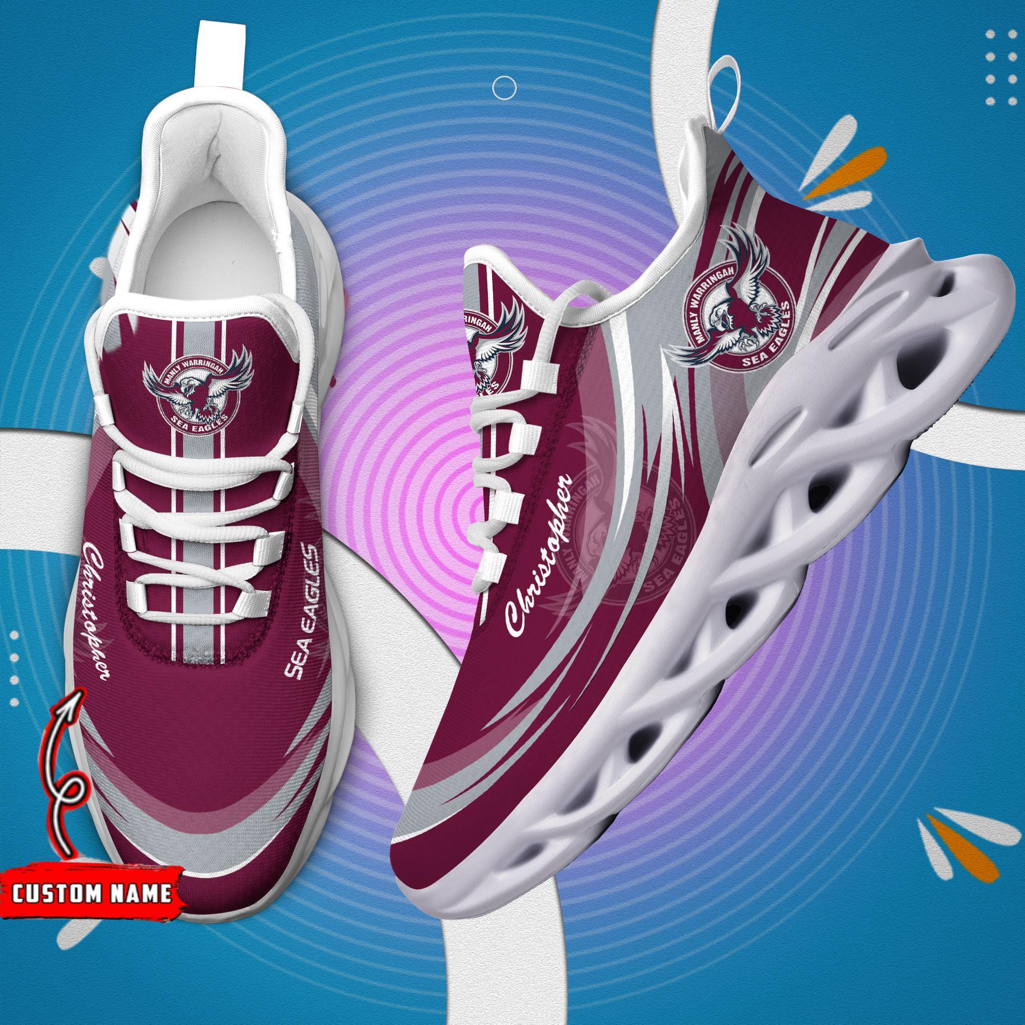 Manly Sea Eagles Max Soul Shoes Sneakers For Men And Women