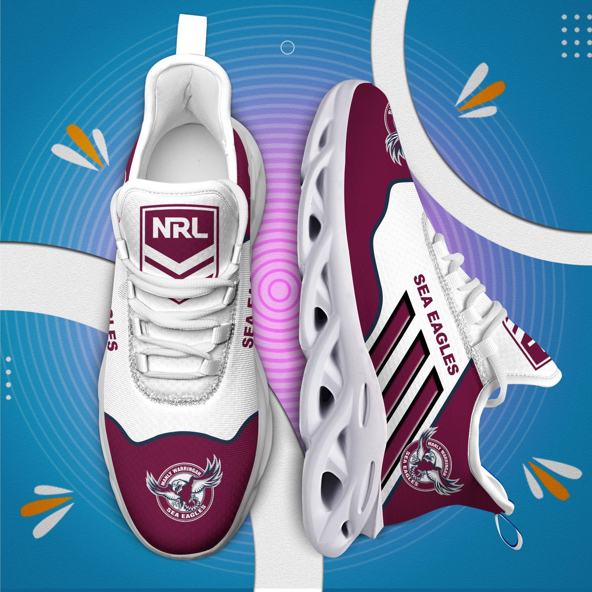 Manly Warringah Sea Eagles Max Soul Shoes Sneakers For Men And Women