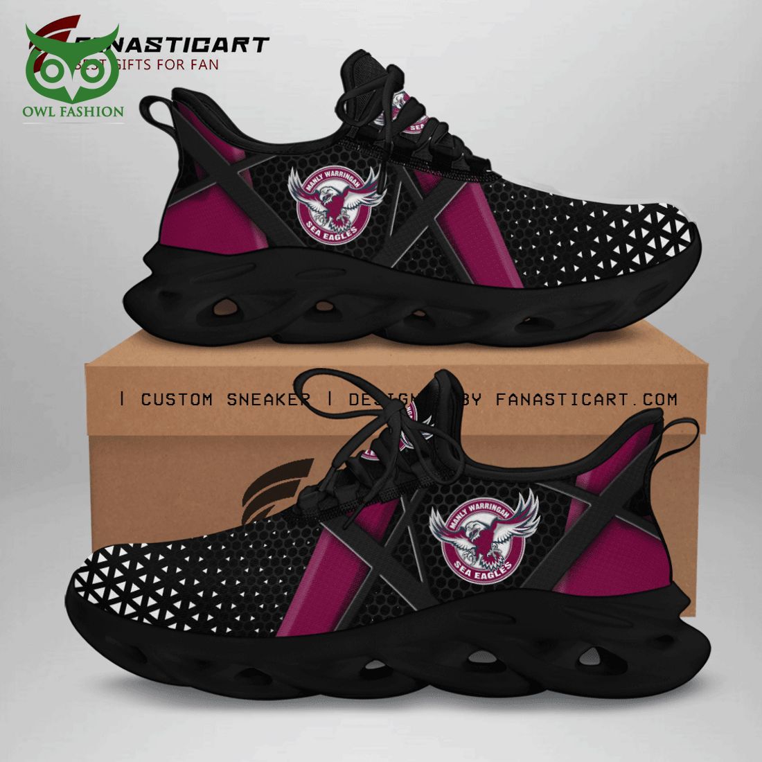 Manly Warringah Sea Eagles Max Soul Shoes Sneakers For Men And Women