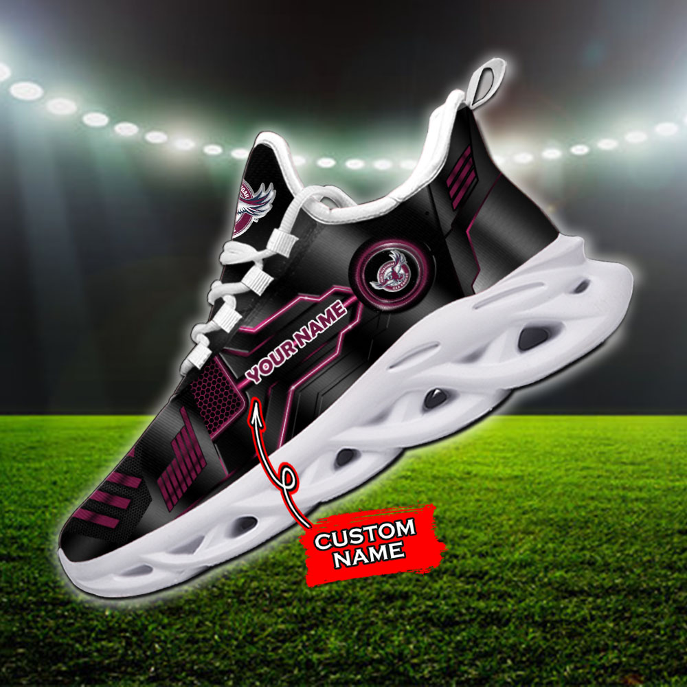 Manly Warringah Sea Eagles NRL Max Soul Shoes Sneakers For Men And Women