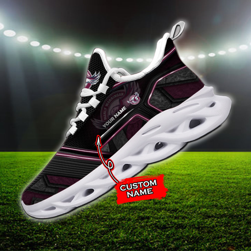 Manly Warringah Sea Eagles NRL Max Soul Shoes Sneakers For Men And Women