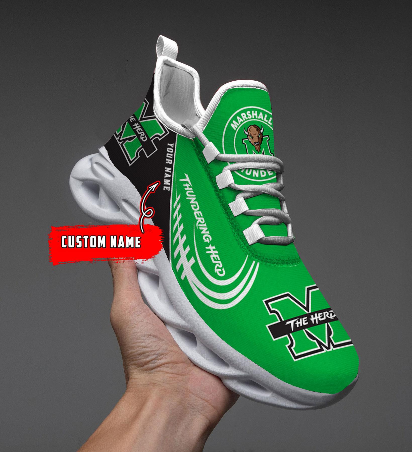 Marshall Thundering Herd Max Soul Shoes Sneakers For Men And Women