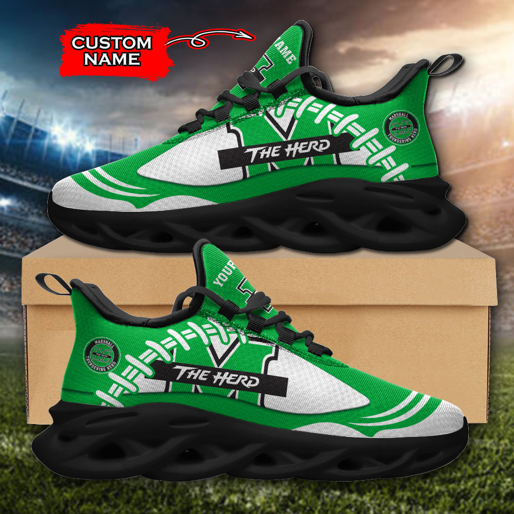 Marshall Thundering Herd NCAA Max Soul Shoes Sneakers For Men And Women