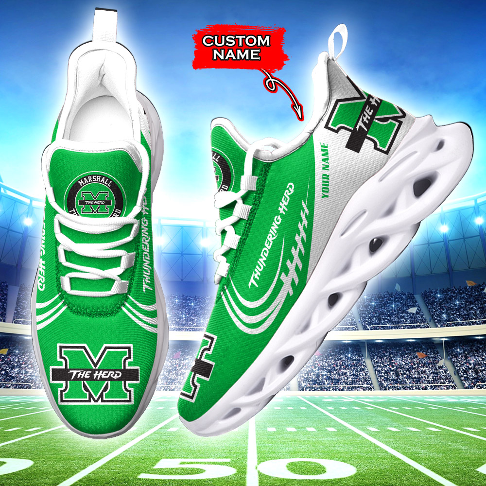 Marshall Thundering Herd NCAA Max Soul Shoes Sneakers For Men And Women