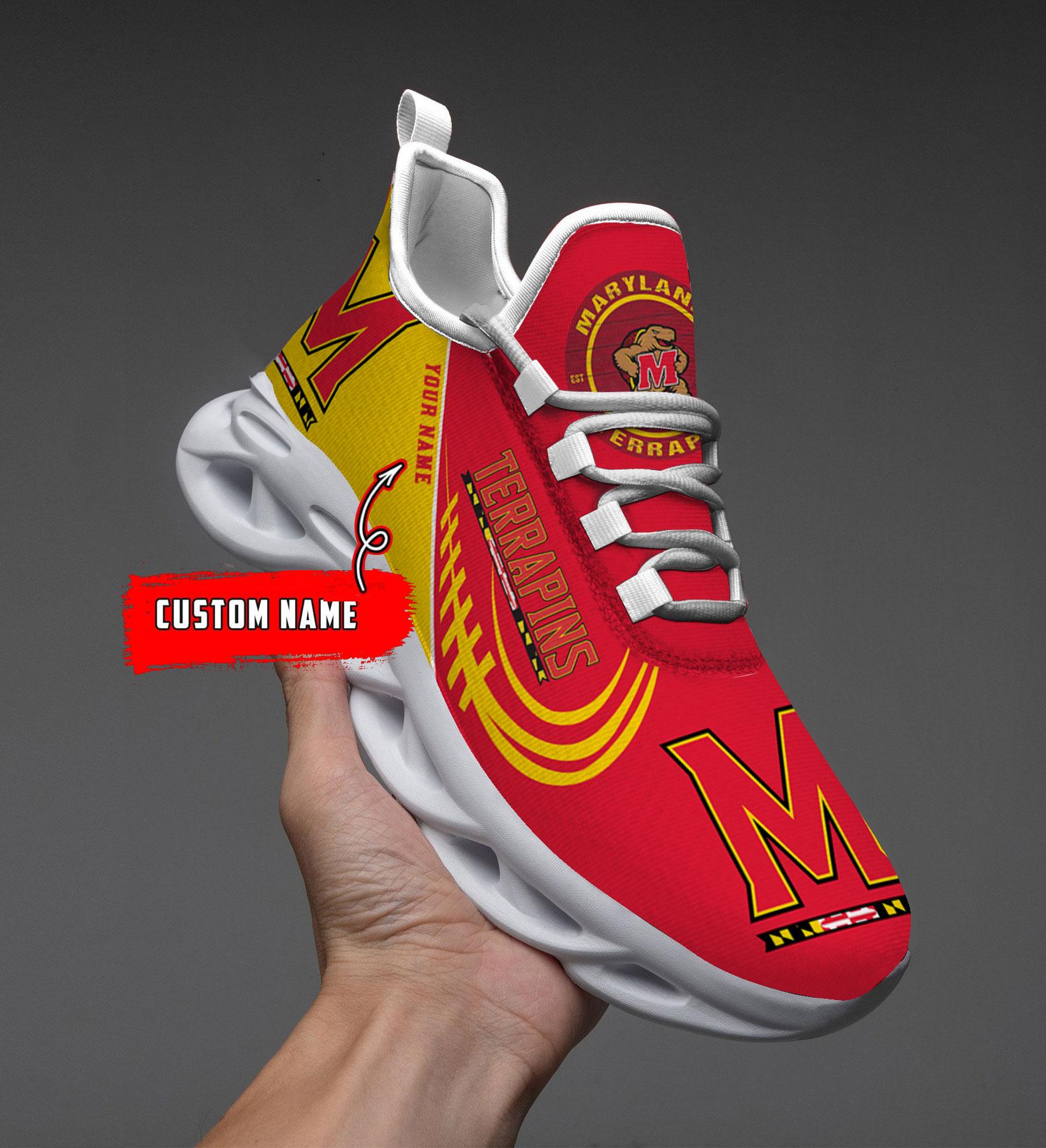 Maryland Terrapins Max Soul Shoes Sneakers For Men And Women
