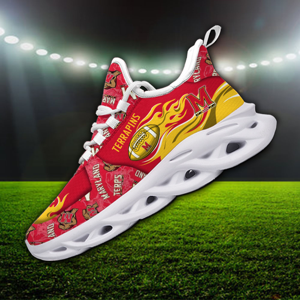 Maryland Terrapins NCAA Max Soul Shoes Sneakers For Men And Women