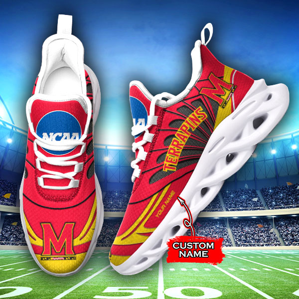 Maryland Terrapins NCAA Max Soul Shoes Sneakers For Men And Women