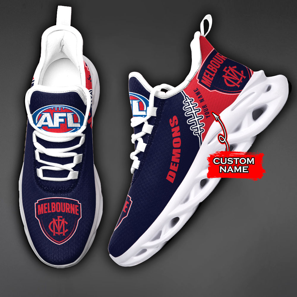 Melbourne Demons AFL Max Soul Shoes Sneakers For Men And Women