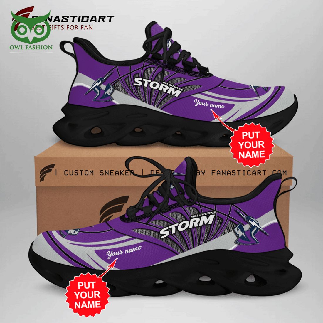 Melbourne Storm Max Soul Shoes Sneakers For Men And Women