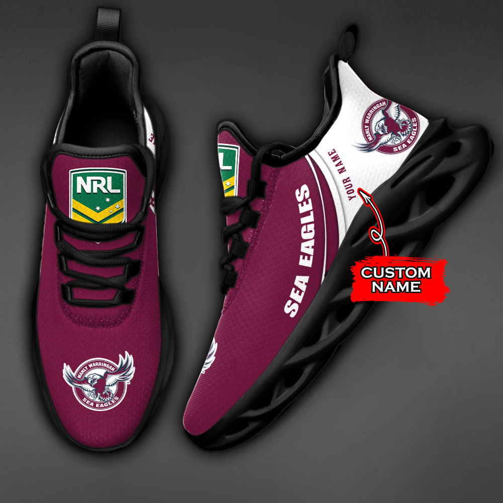 Melbourne Storm NRL Max Soul Shoes Sneakers For Men And Women