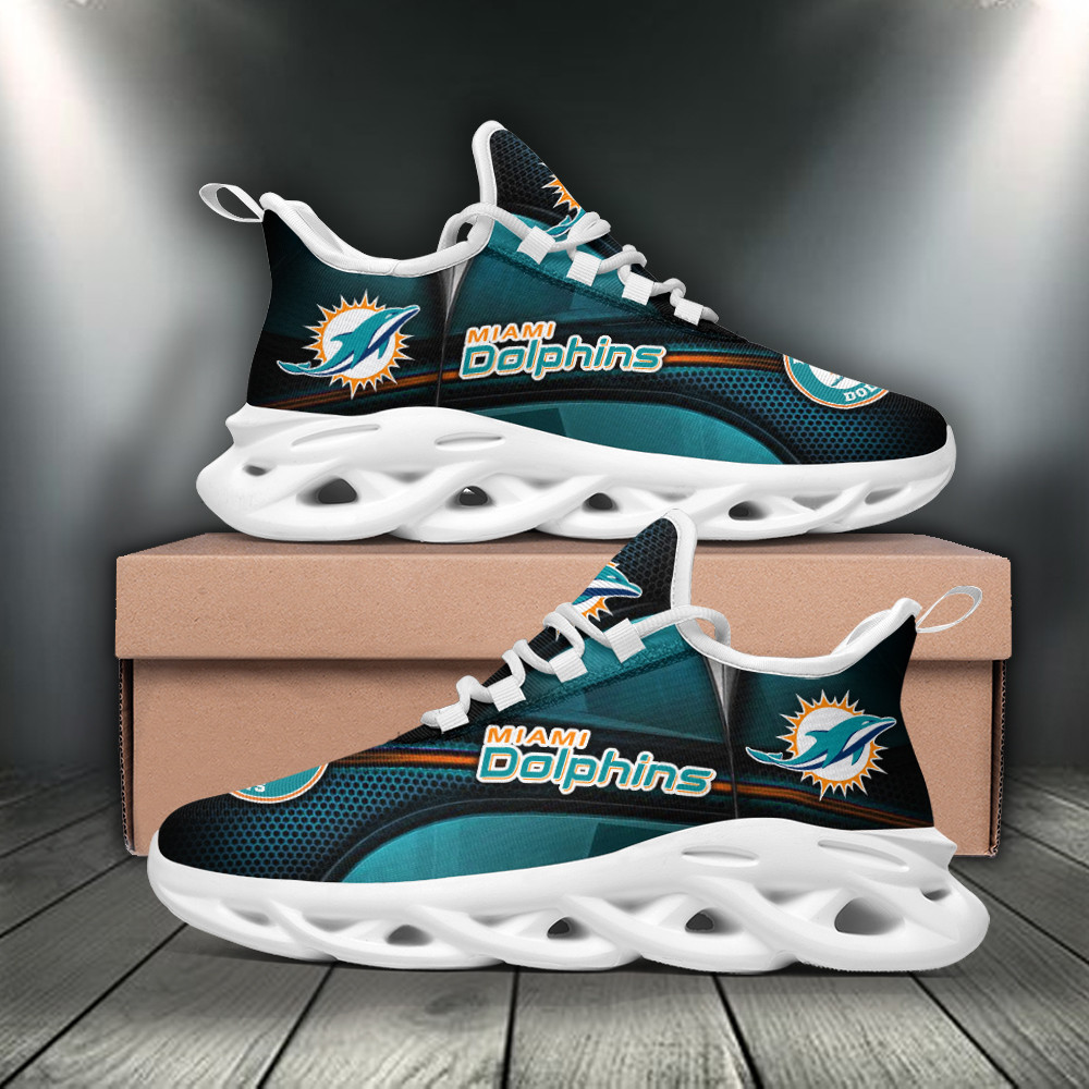 Miami Dolphins Max Soul Shoes Sneakers For Men And Women