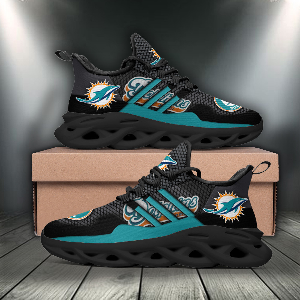 Miami Dolphins Max Soul Shoes Sneakers For Men And Women