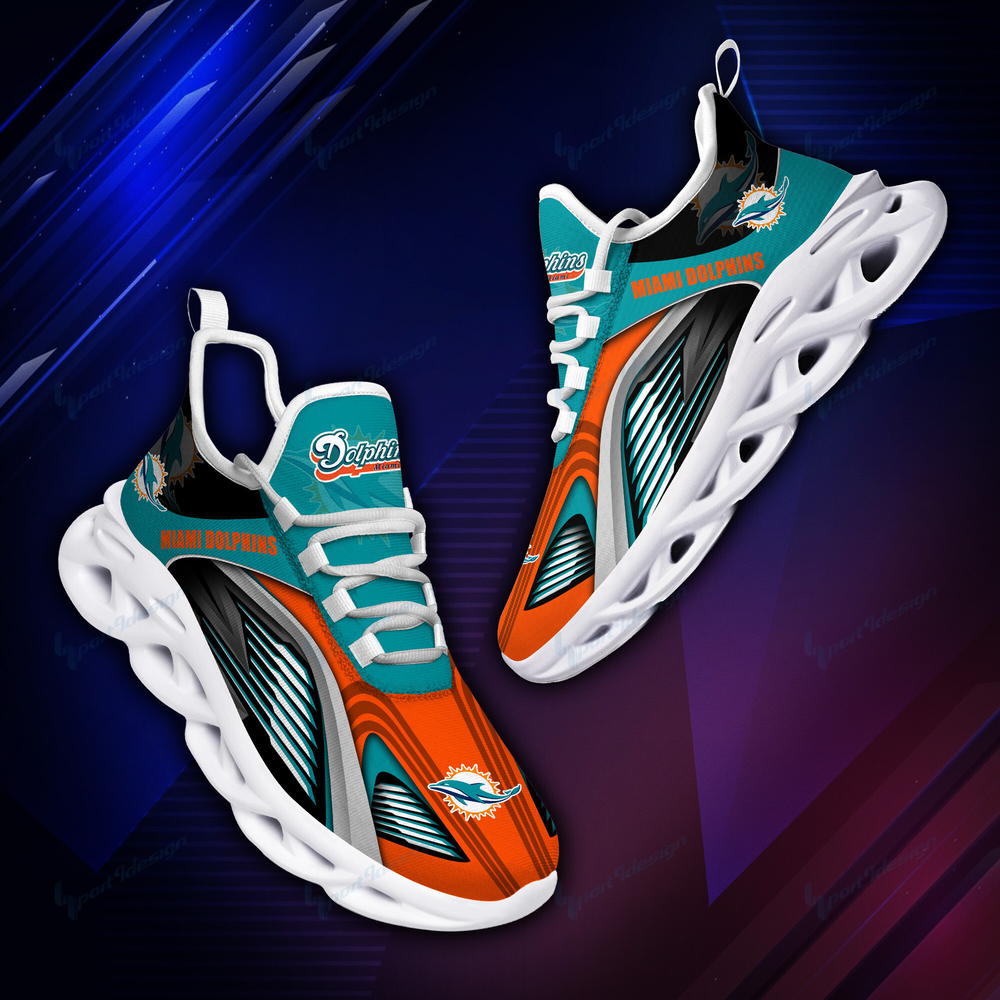 Miami Dolphins Max Soul Shoes Sneakers For Men And Women