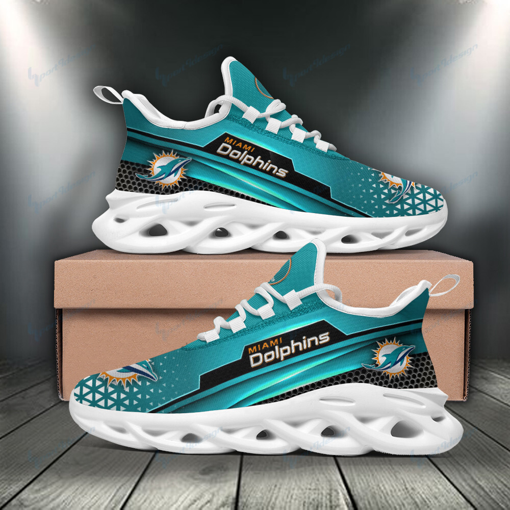 Miami Dolphins Max Soul Shoes Sneakers For Men And Women