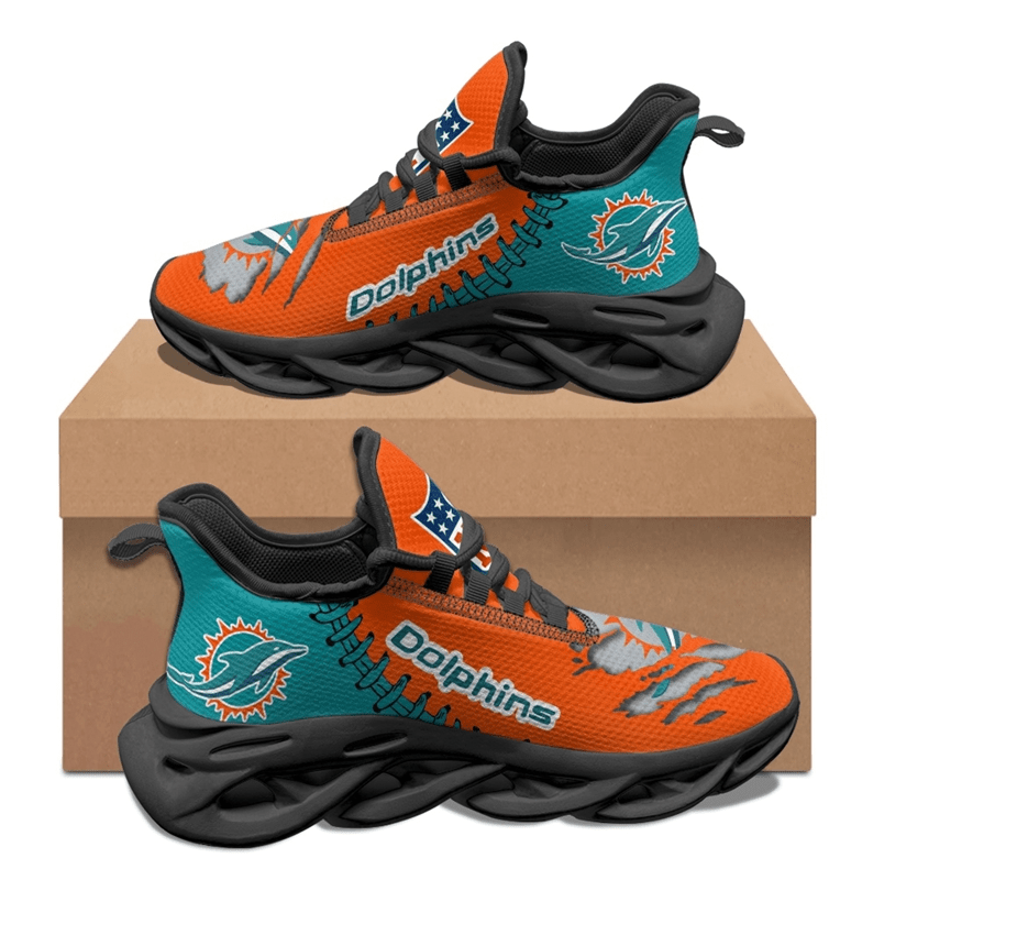 Miami Dolphins Max Soul Shoes Sneakers For Men And Women