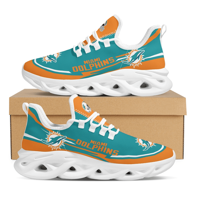 Miami Dolphins Max Soul Shoes Sneakers For Men And Women