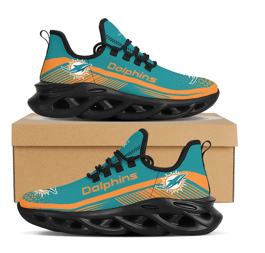 Miami Dolphins Max Soul Shoes Sneakers For Men And Women