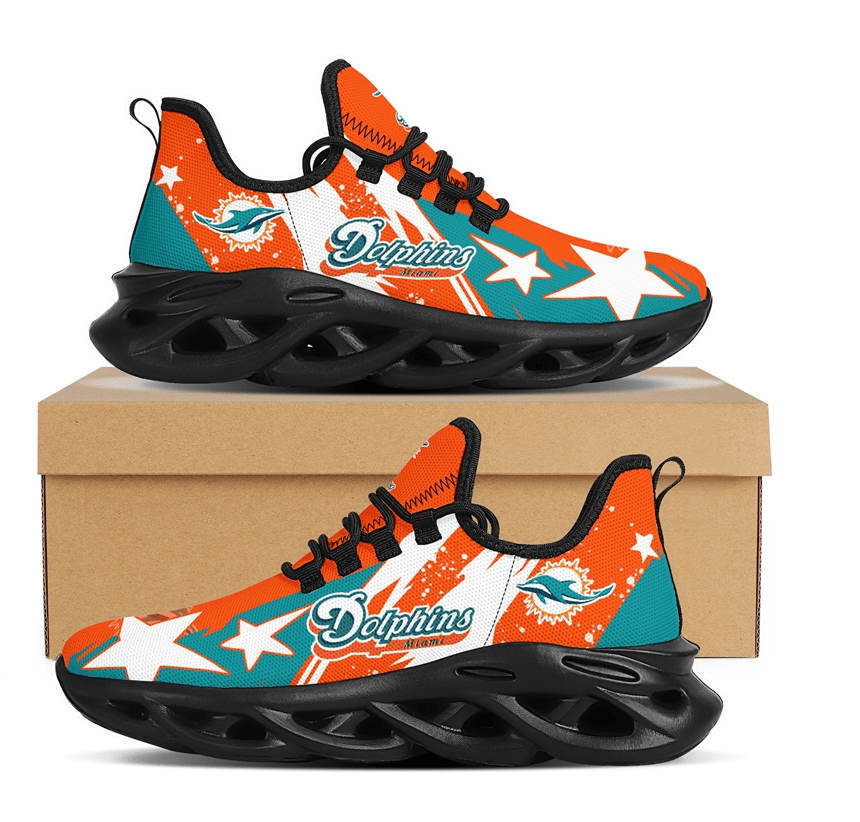 Miami Dolphins Max Soul Shoes Sneakers For Men And Women
