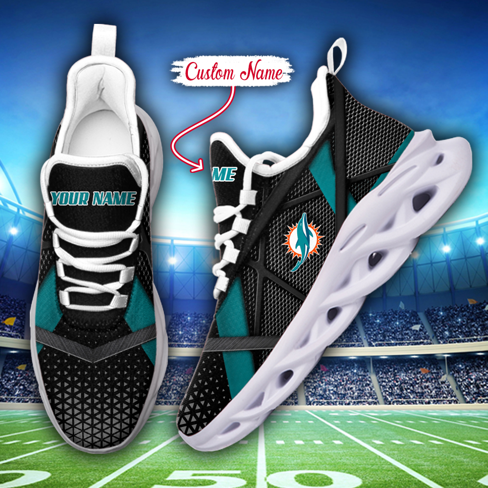 Miami Dolphins NFL Max Soul Shoes Sneakers For Men And Women