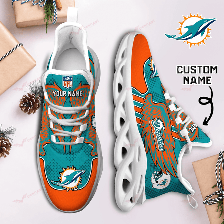 Miami Dolphins NFL Max Soul Shoes Sneakers For Men And Women