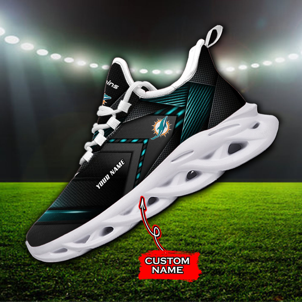 Miami Dolphins NFL Max Soul Shoes Sneakers For Men And Women