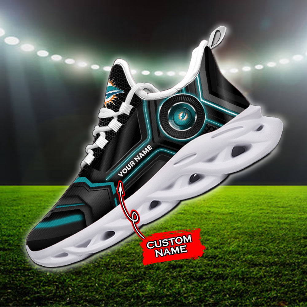 Miami Dolphins NFL Max Soul Shoes Sneakers For Men And Women