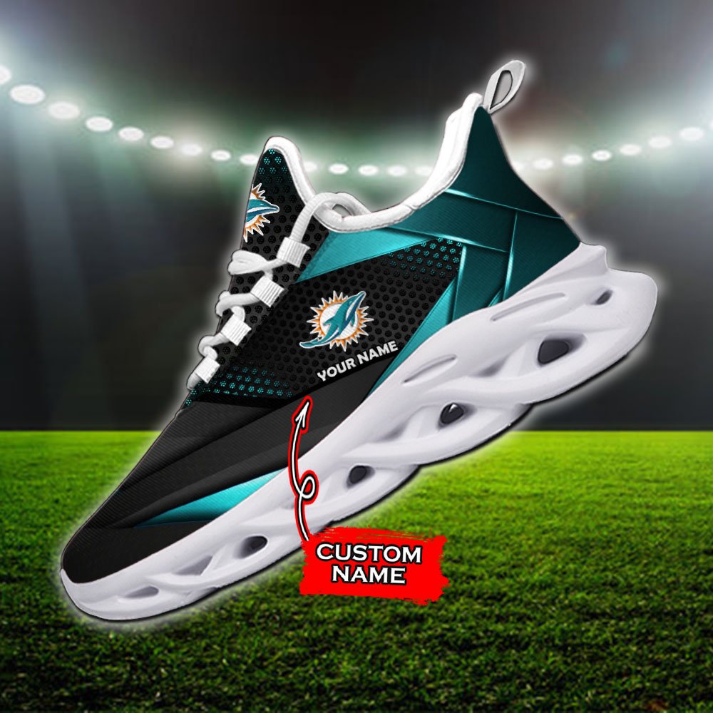 Miami Dolphins NFL Max Soul Shoes Sneakers For Men And Women
