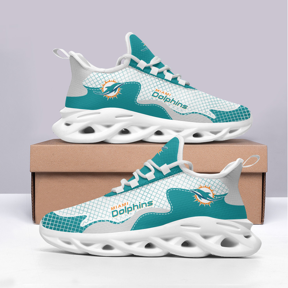 Miami Dolphins NFL Max Soul Shoes Sneakers For Men And Women