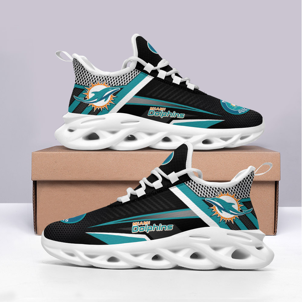 Miami Dolphins NFL Max Soul Shoes Sneakers For Men And Women