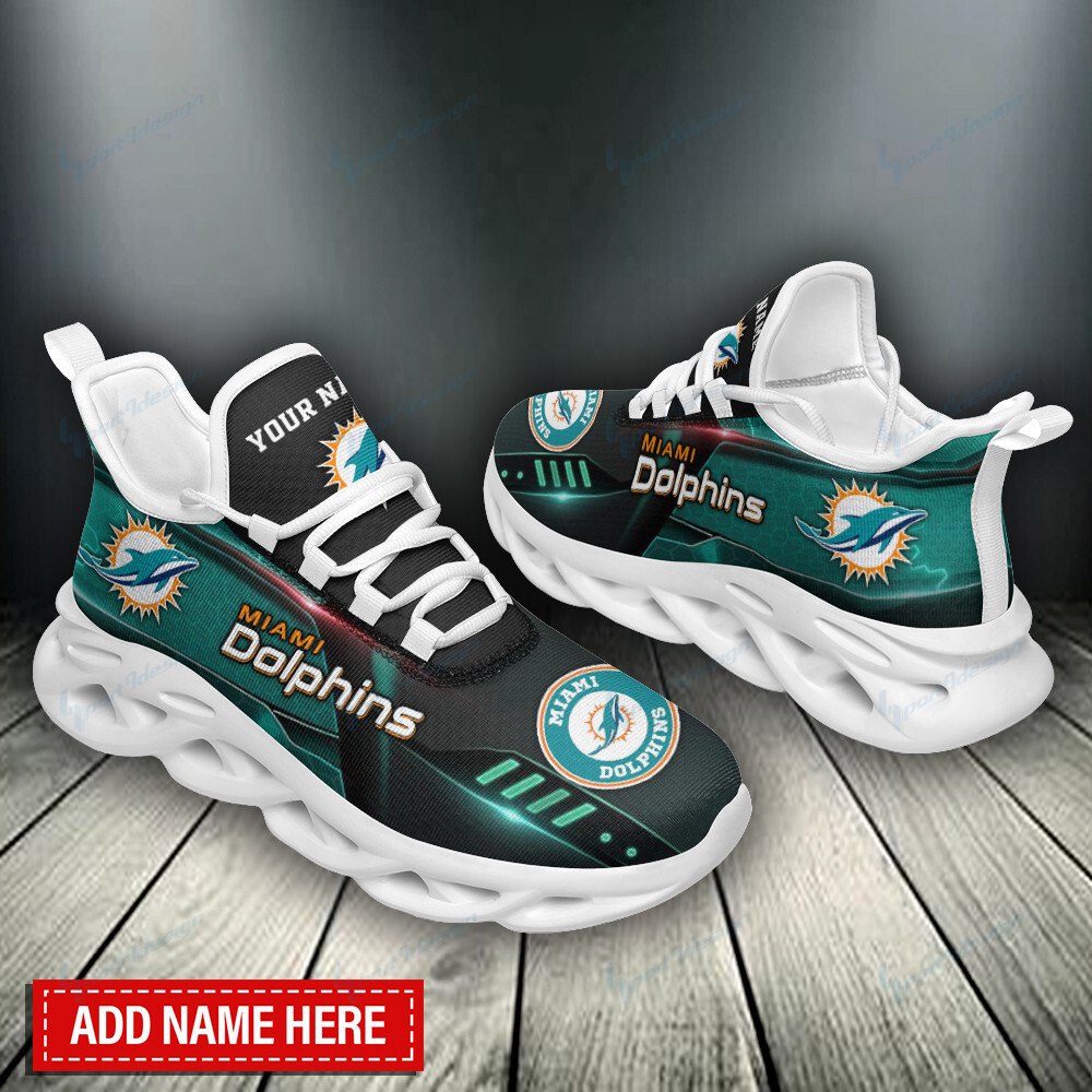 Miami Dolphins NFL Max Soul Shoes Sneakers For Men And Women