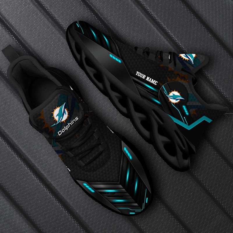 Miami Dolphins NFL Max Soul Shoes Sneakers For Men And Women