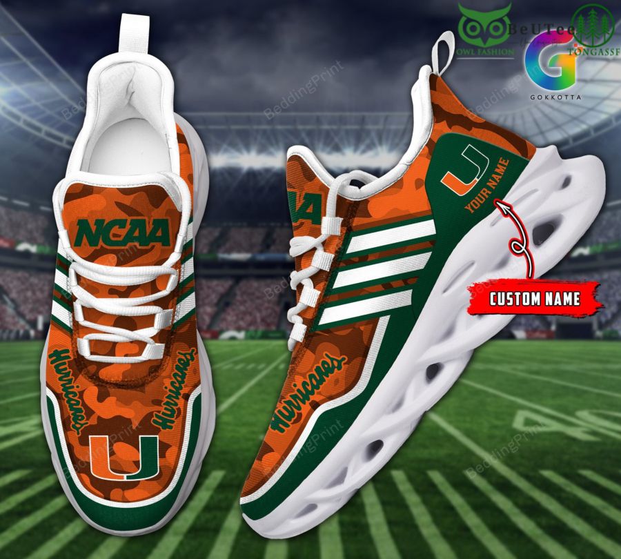 Miami Hurricanes Max Soul Shoes Sneakers For Men And Women