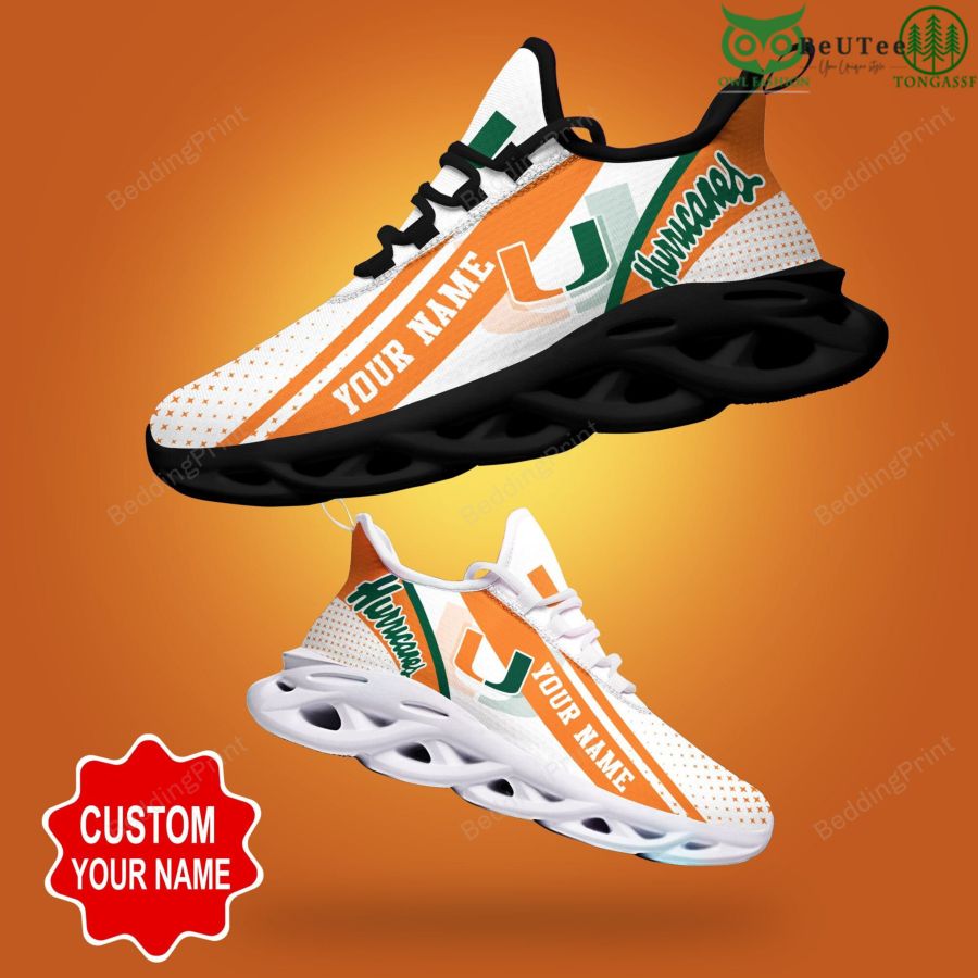 Miami Hurricanes Max Soul Shoes Sneakers For Men And Women