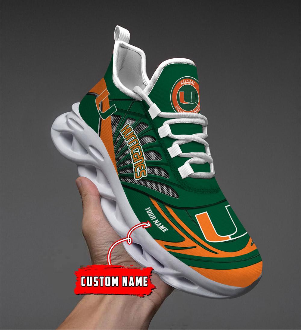Miami Hurricanes Max Soul Shoes Sneakers For Men And Women
