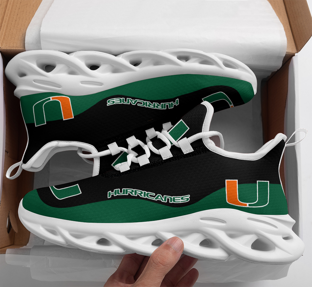 Miami Hurricanes Max Soul Shoes Sneakers For Men And Women